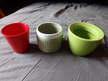 Červený kvetináč,