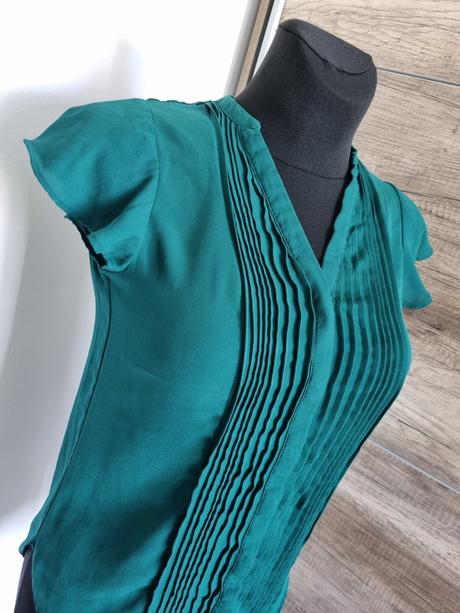 H&m tyrkysová blúzka, h&m,xs
