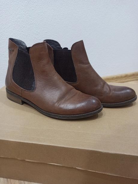 Dámske kožené kotníkové čižmy, lasocki,37