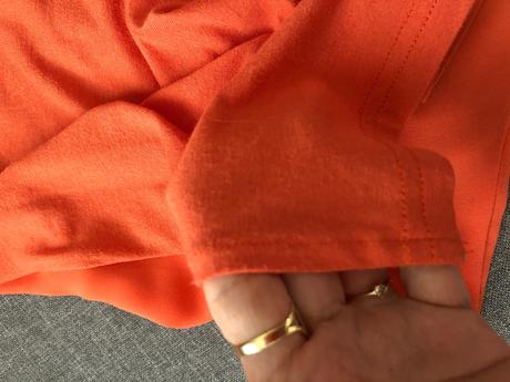 Oranžová bluzka, veľkosť m, m