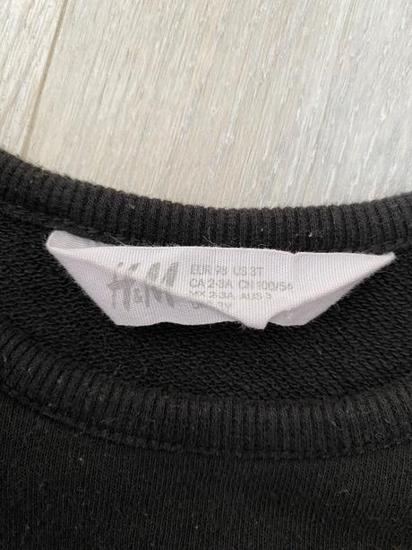 Dievčenské mikino šaty, h&m,98