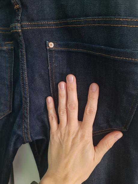 Tehotenské rifle h&m 36, h&m,36