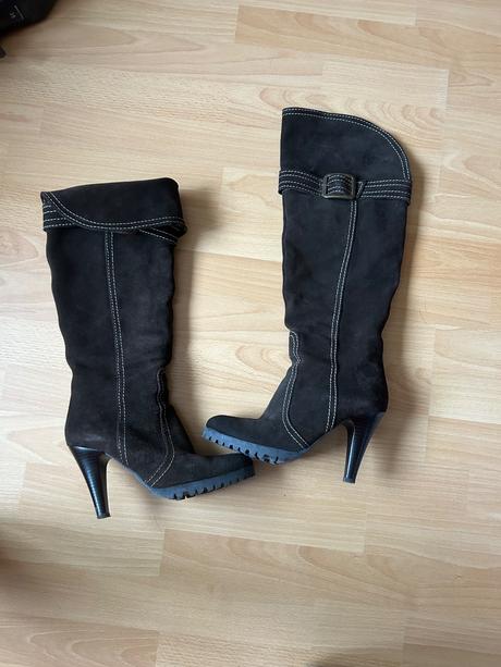 Čierne čižmy talianskej značky bagatt, 38