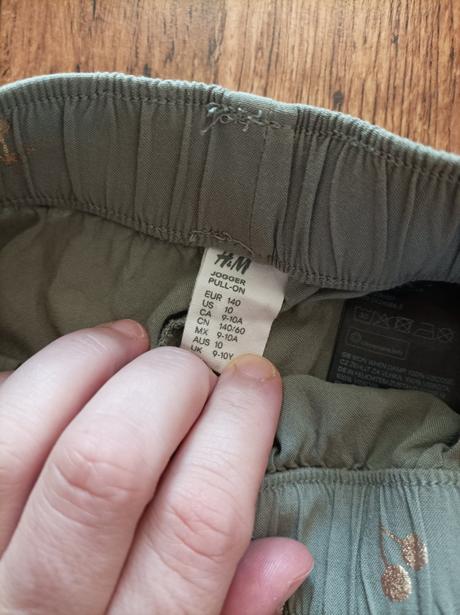 Letné nohavice, h&m,134