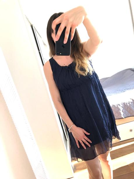 Nádherné hodvábne šaty, s