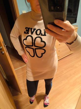 Predĺžený pulover- šaty, m