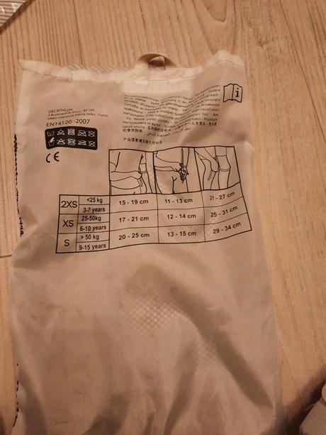 Chrániče na ruky a kolená, xs