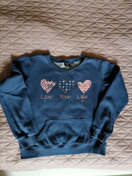 Tmavomodrý pulóver, takko,158