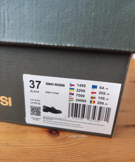 Mokasíny gino rossi, gino rossi,37