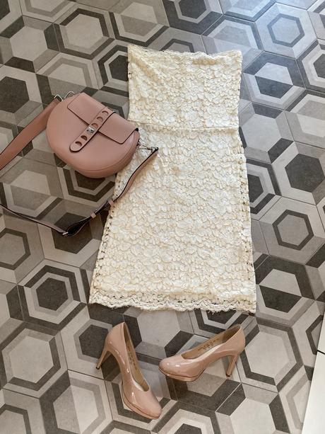 Zara krasne cipkovane saty, zara,s