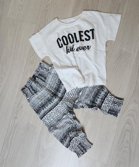 Tristvrtove nohavice + tricko, lindex,116