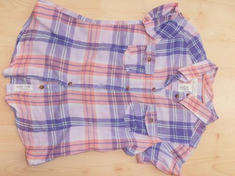 1x oblečená blúzka, h&m,140