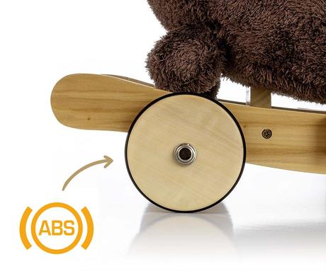 Hojdací psík s melódiou a kolieskami polly plus b,