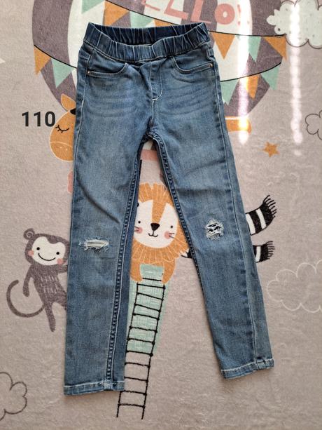H&m riflové leginy 110, h&m,110