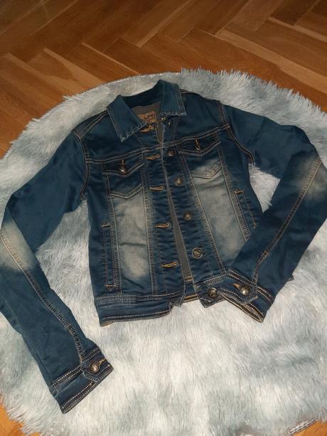 Riflová bunda m.sara, xs