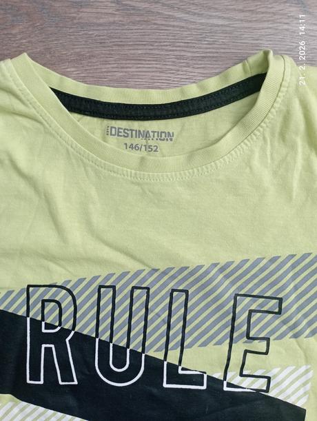 Žltozelené tričká 146/152 (už s poštovným), george,146