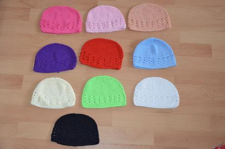 Čiapka hackovana s kvietkom, <50 - 92