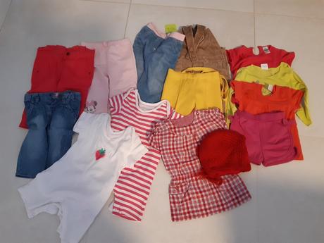 Predam mix oblecenia pre dievcatko 9-12mesiacov, 86–98