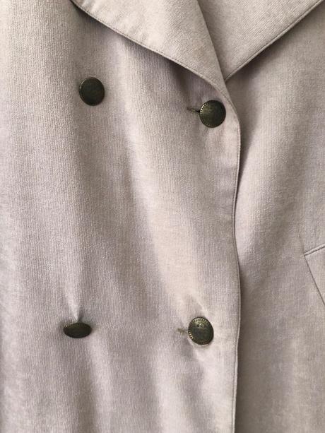 Béžový dlhý kabát vintage/ béžový jesenný kabát, xxxl