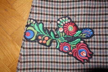 Minisukňa s kvetmi, zara,s