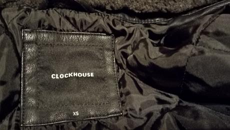 Pánska koženkova bunda, clockhouse,xs