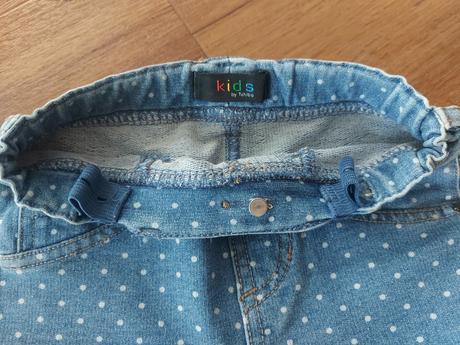 Dzinsove leginy s bodkami tchibo 110/116, tchibo,116