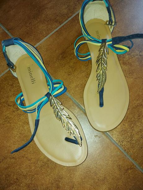 Tyrkyz a zlata sandale, 38