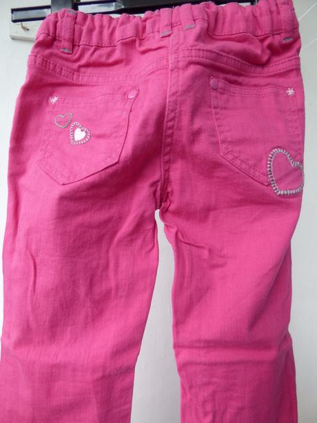 Ružové nohavice, c&a,122