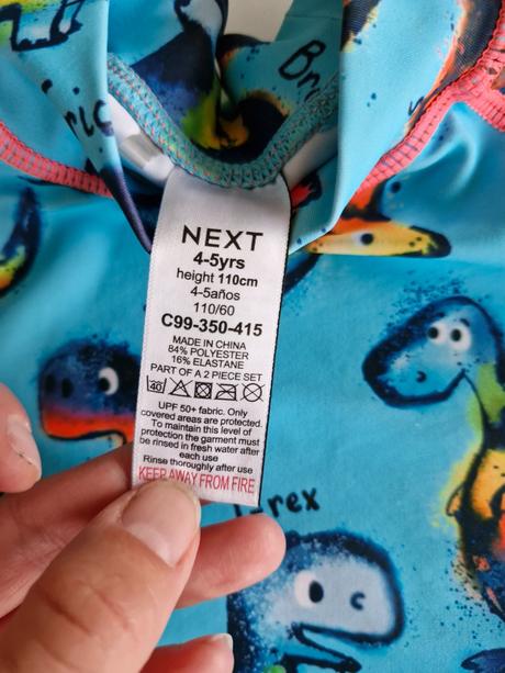 Oblečenie do vody upf50, next,110