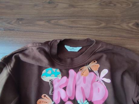 Hnedá mikina h&m, h&m,146