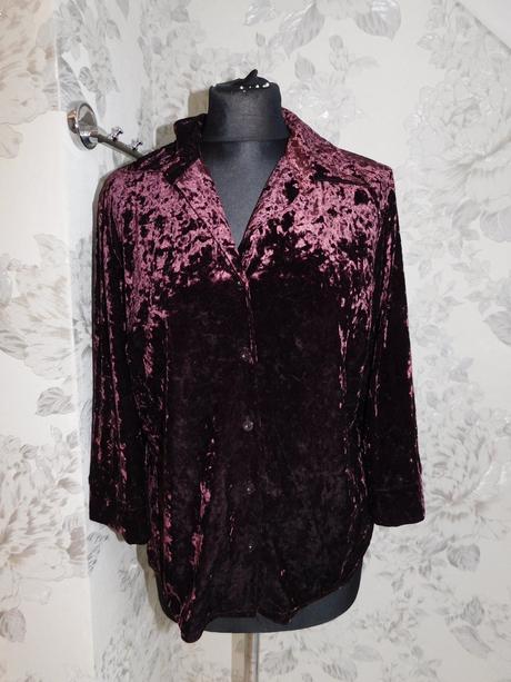 Zamatova košelova bluzka, 40