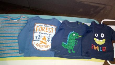 Dlhorukávové tričká 4ks, f&f,86