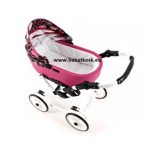 Kočík pre bábiky retro sovička - 09,