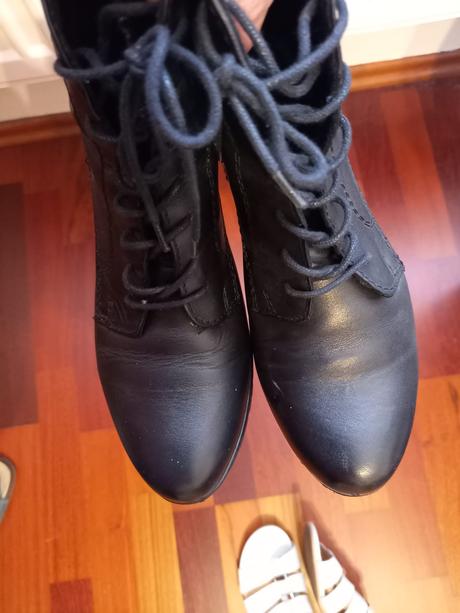 Členkové čižmy kožené - tamaris, tamaris,37