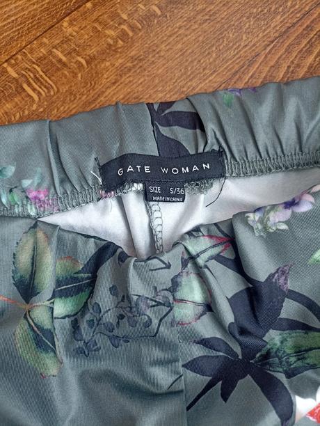 Dámske letné široké kvetinové nohavice gate, gate,s