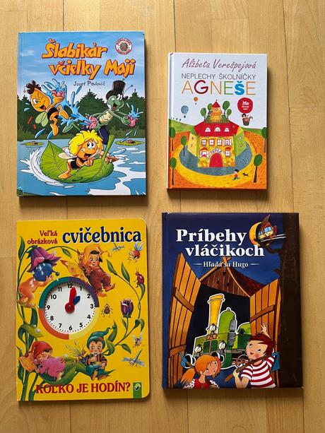 4 ks nepouzivane knizky pre skolaka,