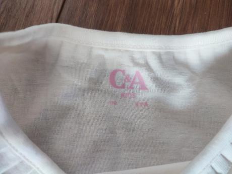 Nové tričko s maskou, c&a,110