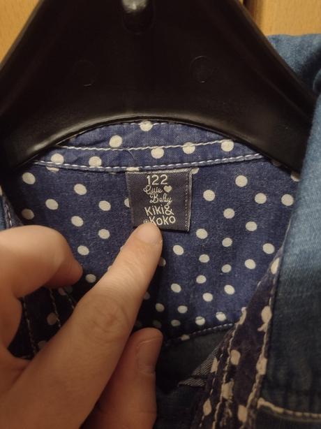 Riflová tunika / košeľa/ blúzka, kiki&koko,122