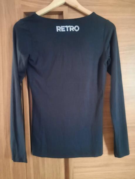 Tricko retro jeans, s