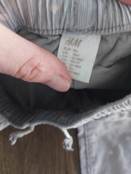 Podšité nohavice h&m, veľ. 86, h&m,86