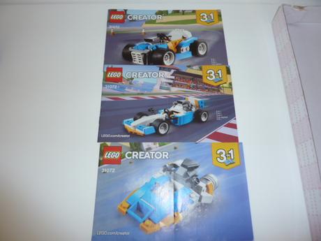 Lego creator formula 3v1, 
