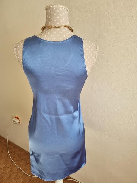 Svetlomodrá elastická spodnička pod šaty s, s