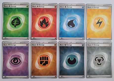 Pokémon karty energy (obyčajné), 