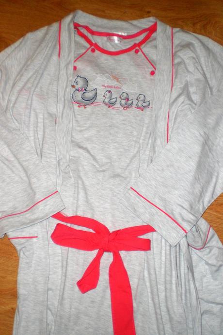 Tehotenská súpravička župan a nočná košeľa, vienetta secret,l / m / s / xl