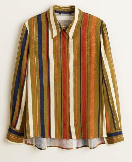 Mango žakárová blúzka, mango,s