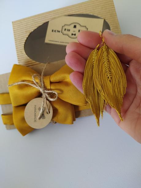 Pánsky motýlik otec a syn+ náušnice, 