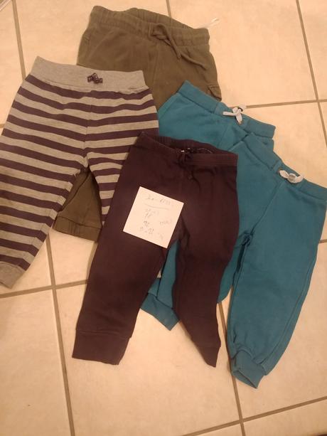 Balíik oblečenia pre chlapca, 9-12mesiacov, 86–98