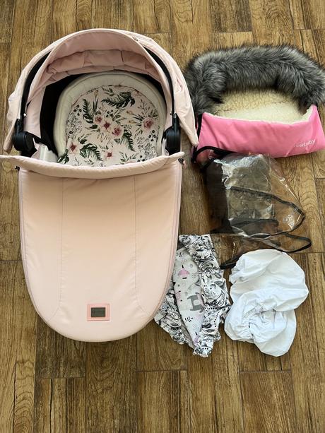 Vanička cybex peach pink 4.0, cybex,cybex priam 4