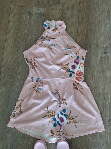 Overal flower pink, s