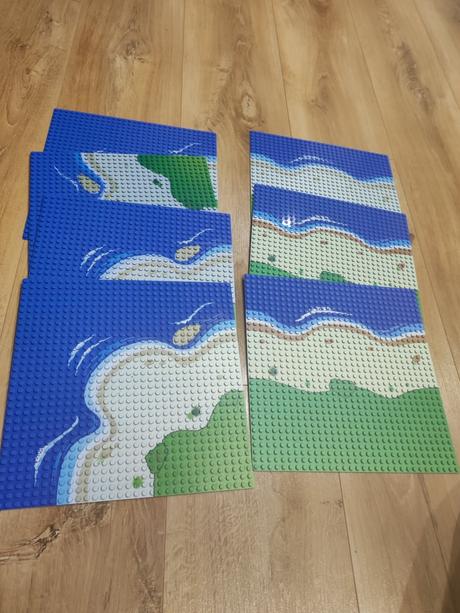 Blok voda s pevninou 25x25cm,